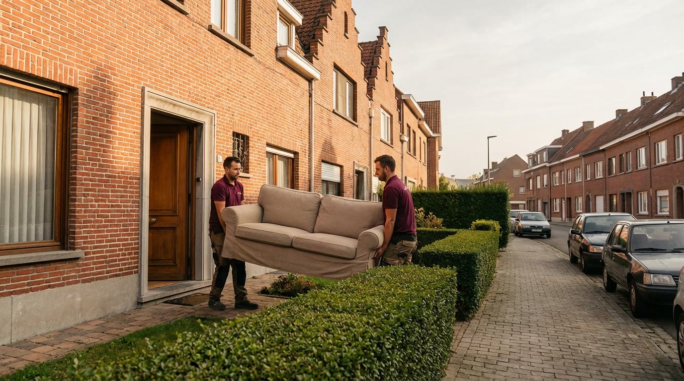 La flotte de véhicules de déménagement Brabant Movers